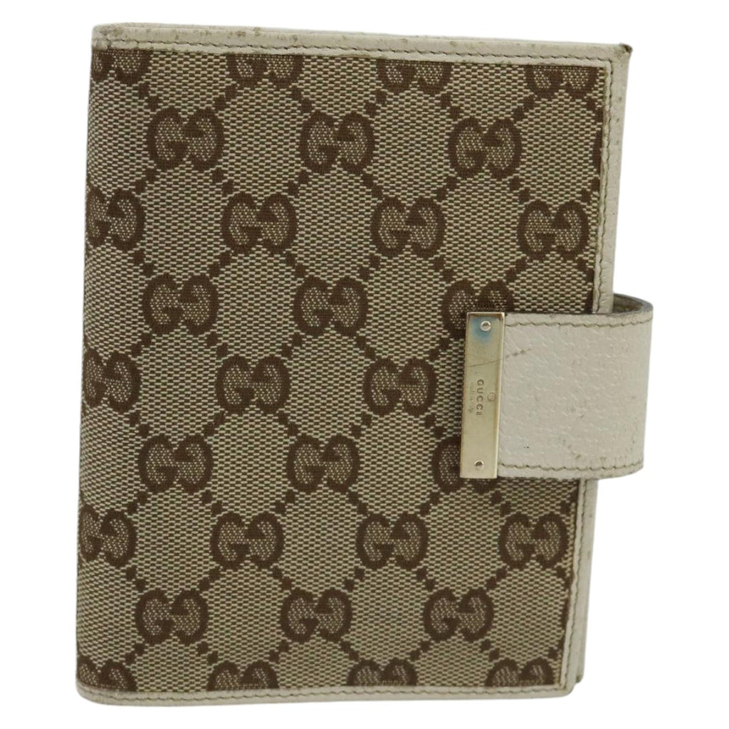 GUCCI GG Canvas Day Planner Cover Beige 115240 hk1809