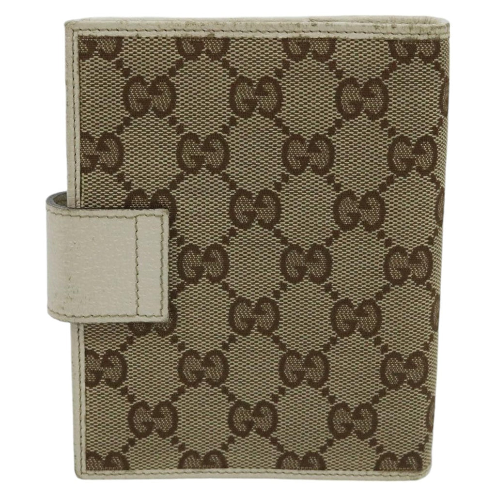 GUCCI GG Canvas Day Planner Cover Beige 115240 hk1809