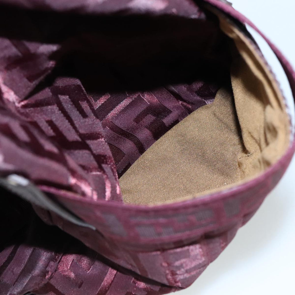FENDI Zucca Canvas Tote Bag Red hk1926