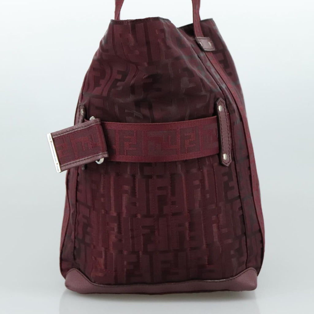 FENDI Zucca Canvas Tote Bag Red hk1926