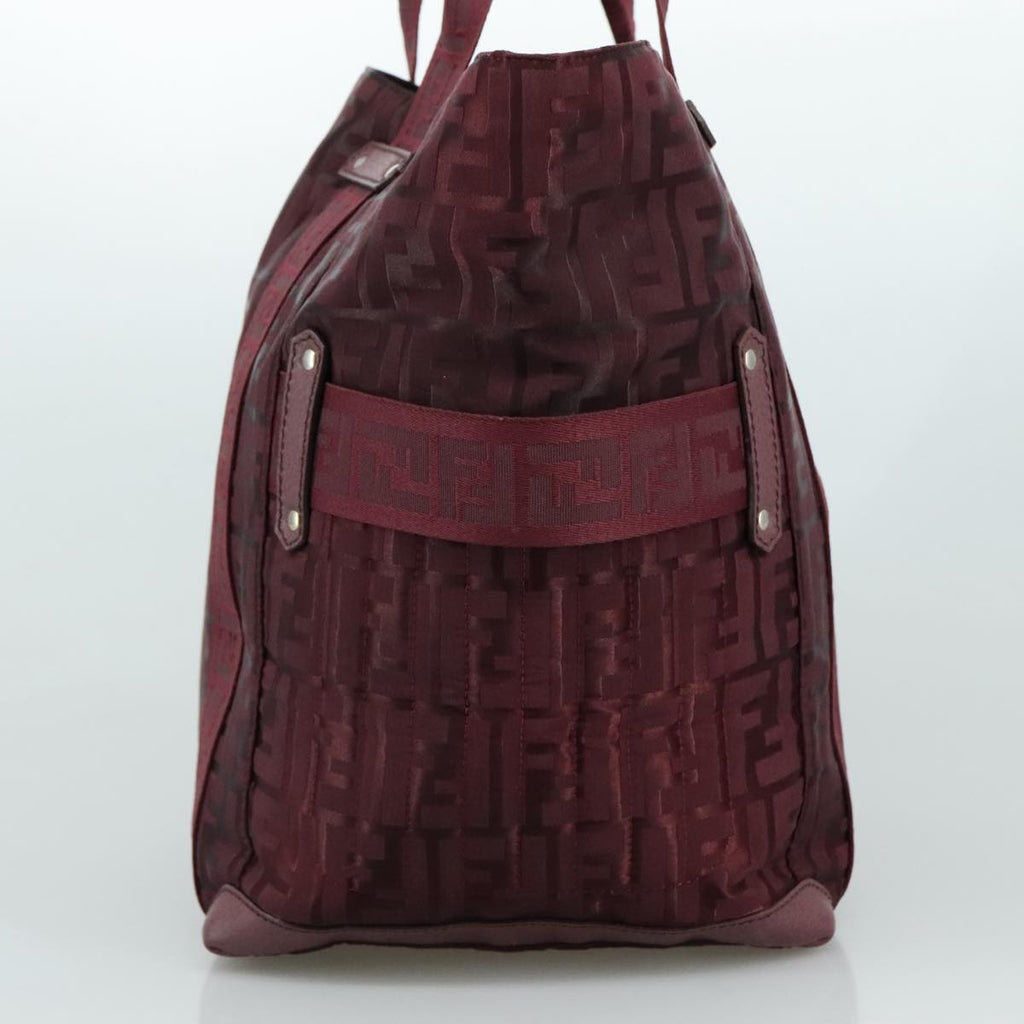 FENDI Zucca Canvas Tote Bag Red hk1926