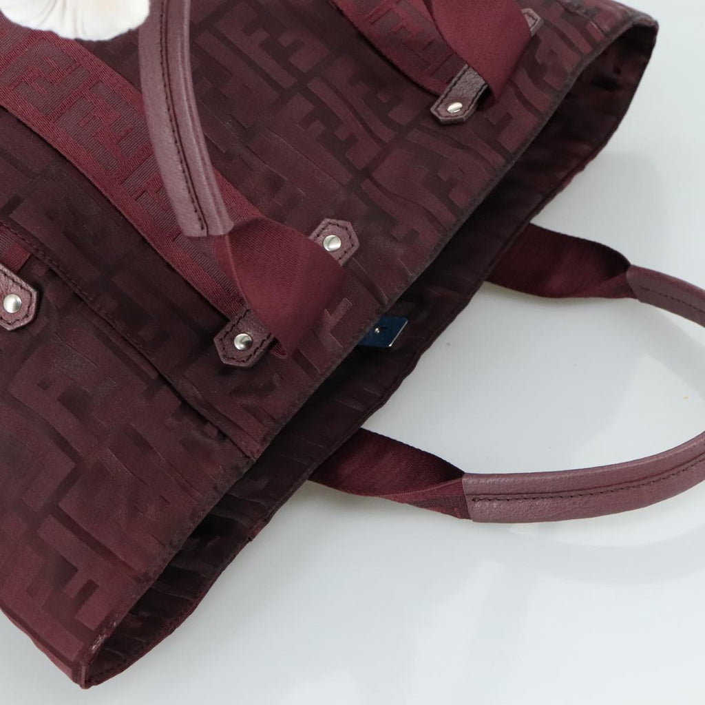FENDI Zucca Canvas Tote Bag Red hk1926