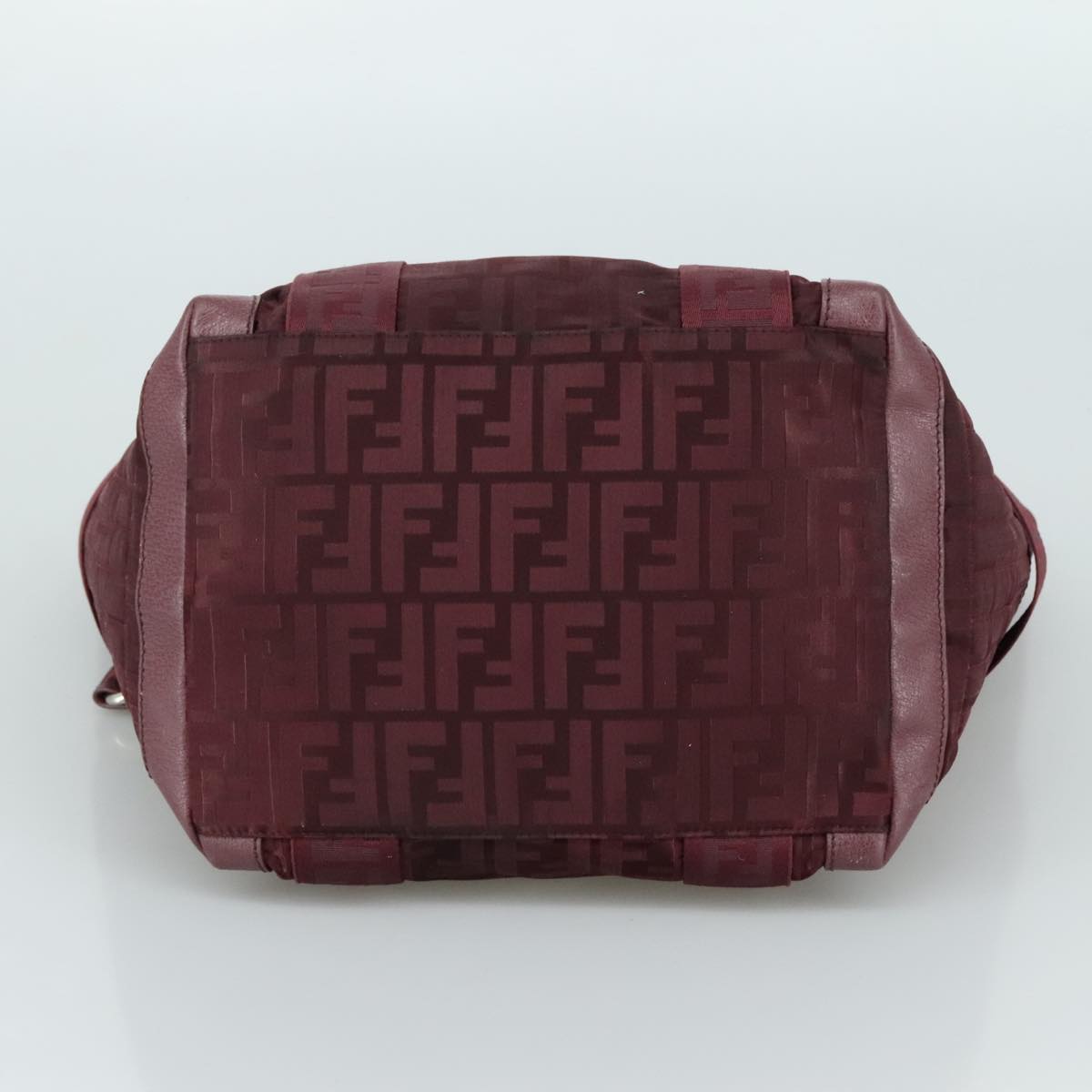 FENDI Zucca Canvas Tote Bag Red hk1926