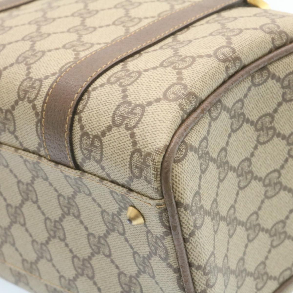 GUCCI GG Canvas Hand Bag Beige hk233
