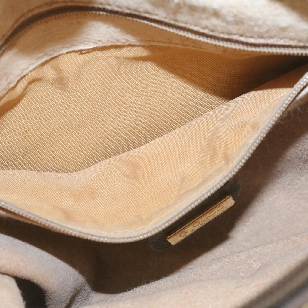 GUCCI GG Canvas Hand Bag Beige hk233