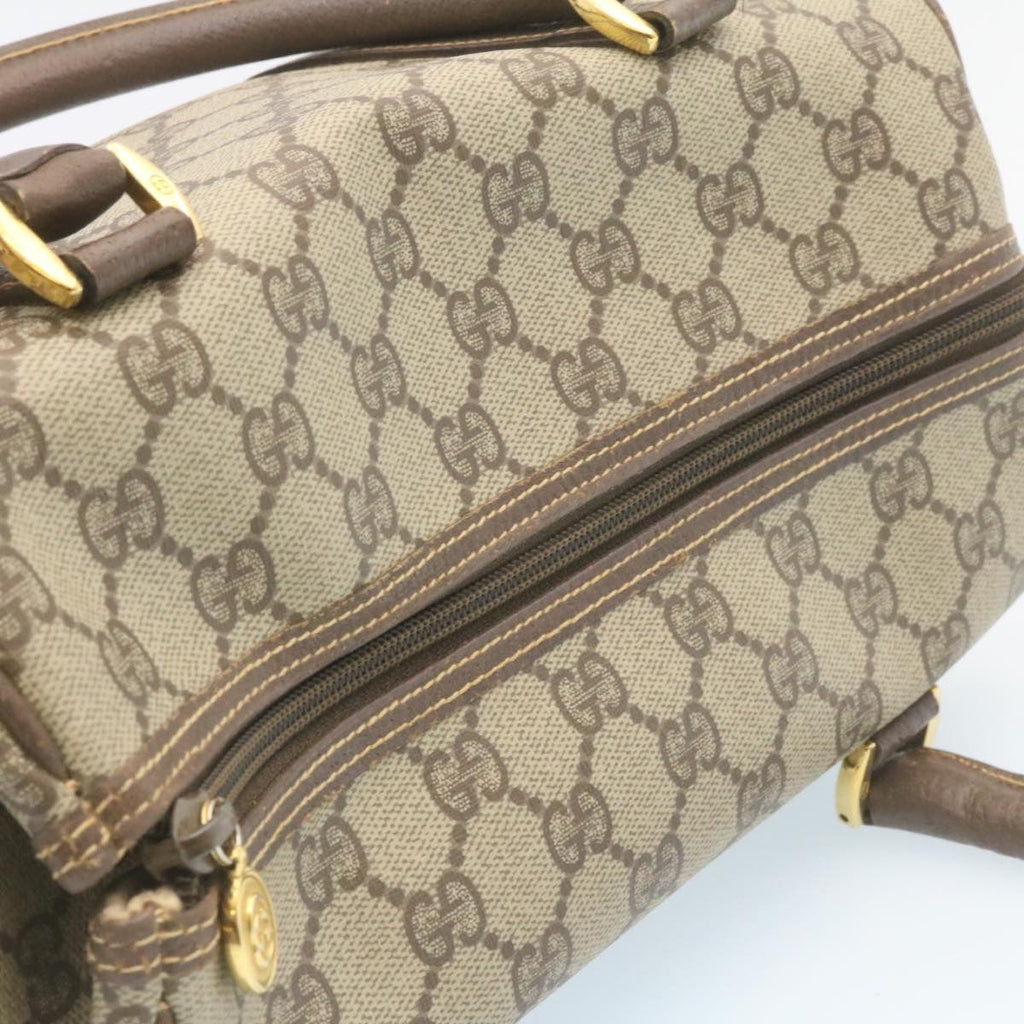 GUCCI GG Canvas Hand Bag Beige hk233