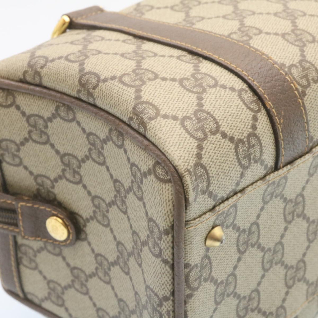 GUCCI GG Canvas Hand Bag Beige hk233