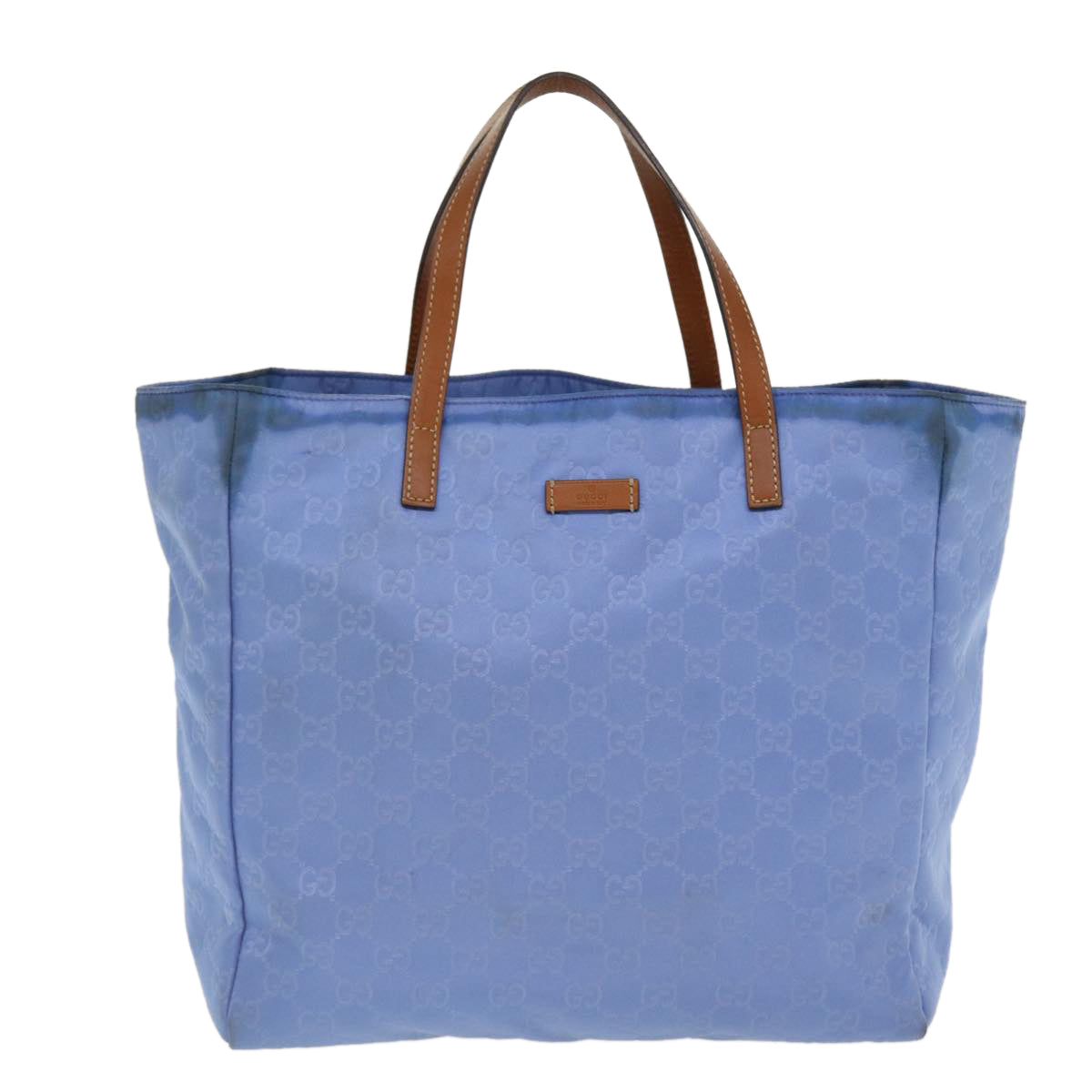 GUCCI GG Canvas Tote Bag Light Blue 282439 hk625