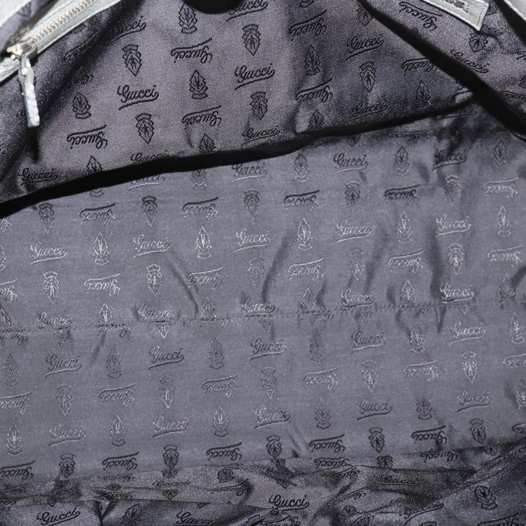 GUCCI GG Canvas Shoulder Bag Gray 241102 hk673