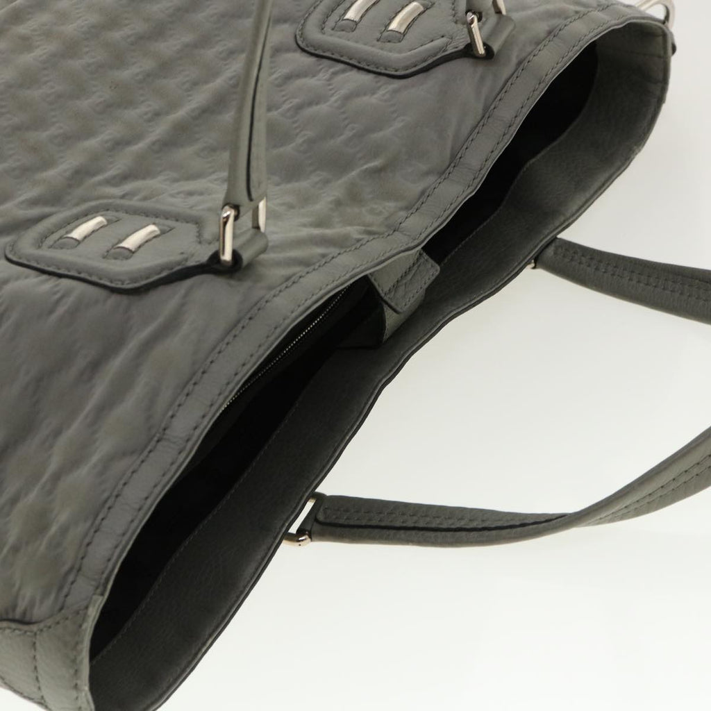 GUCCI GG Canvas Shoulder Bag Gray 241102 hk673