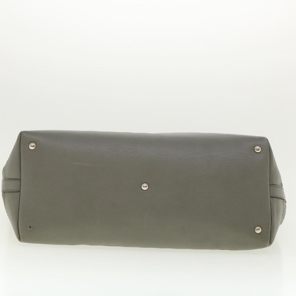 GUCCI GG Canvas Shoulder Bag Gray 241102 hk673