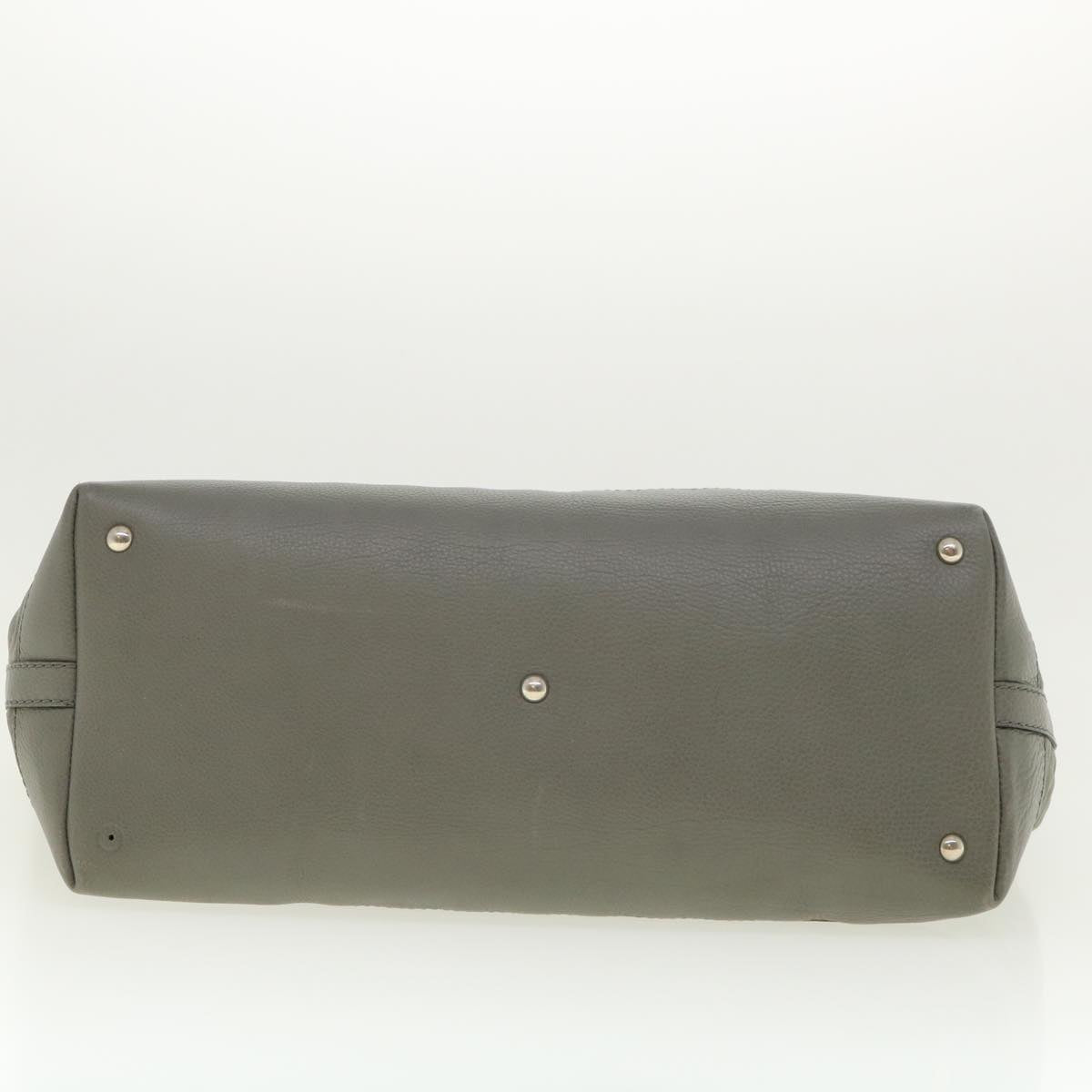 GUCCI GG Canvas Shoulder Bag Gray 241102 hk673
