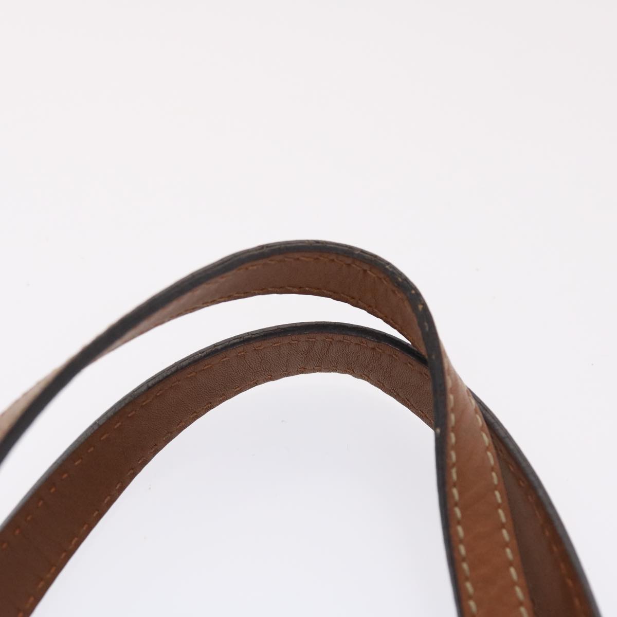 GUCCI GG Canvas Tote Bag Nylon Leather Black Brown 282439 hk770