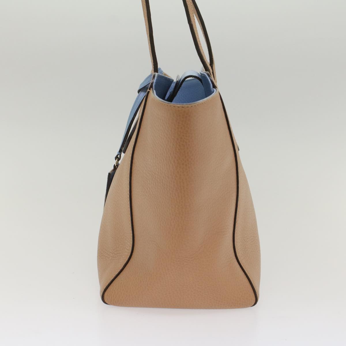 GUCCI Tote Bag Leather Beige 354408 hk837