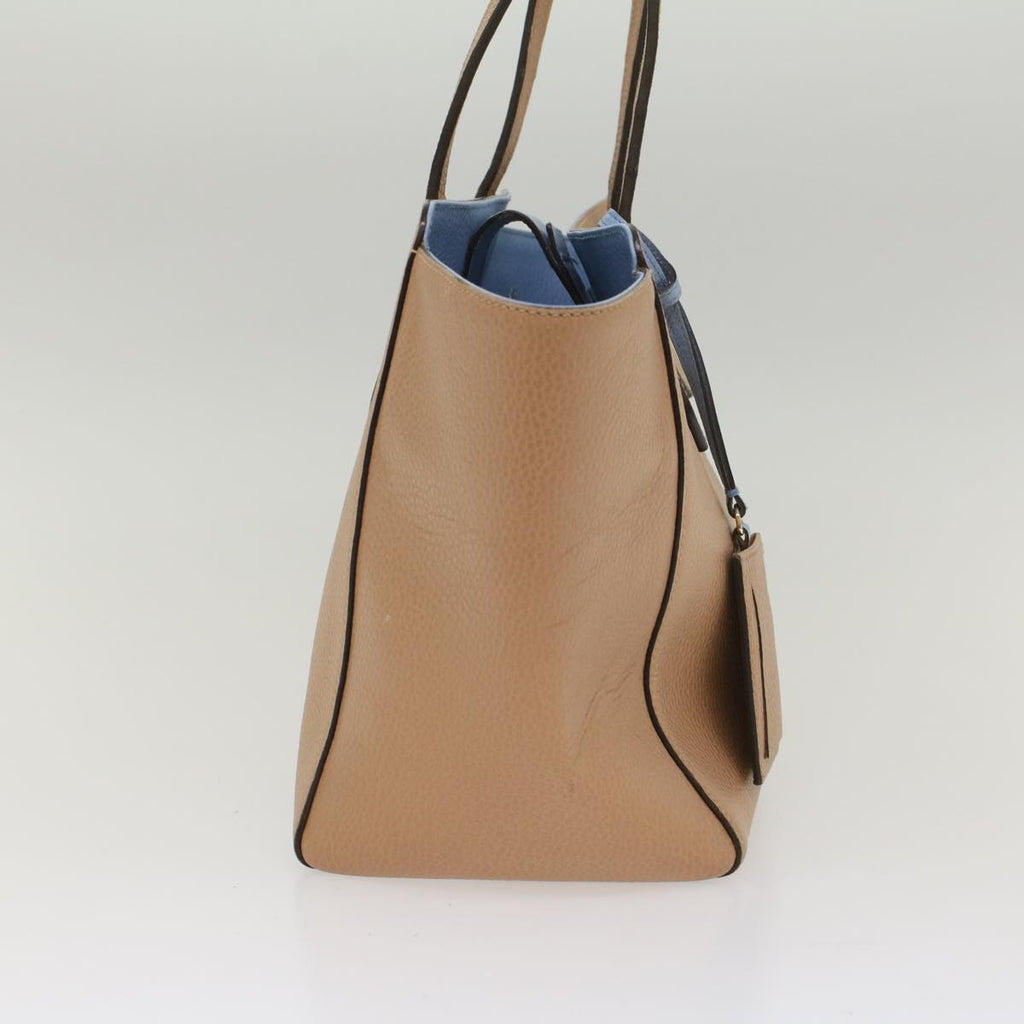 GUCCI Tote Bag Leather Beige 354408 hk837