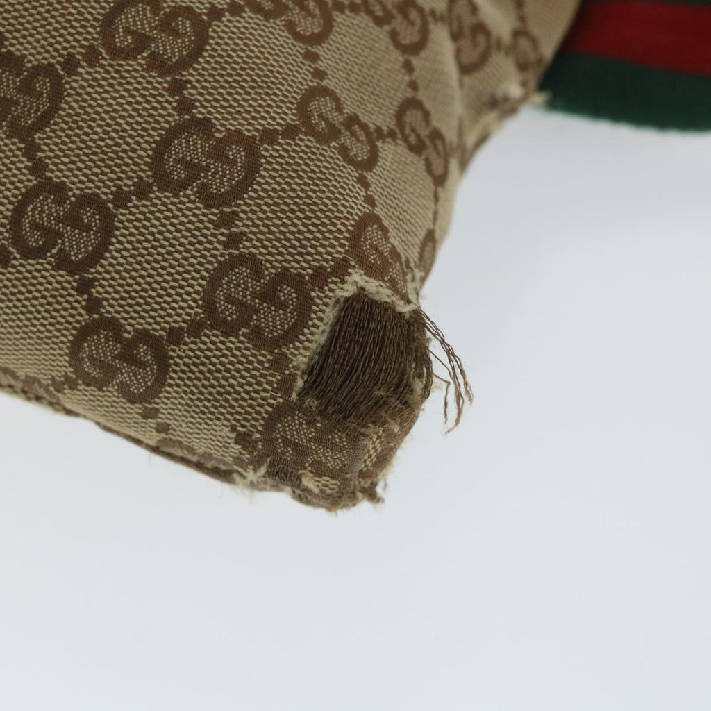 GUCCI GG Canvas Web Sherry Line Waist bag Beige Red Green 28566 hk890