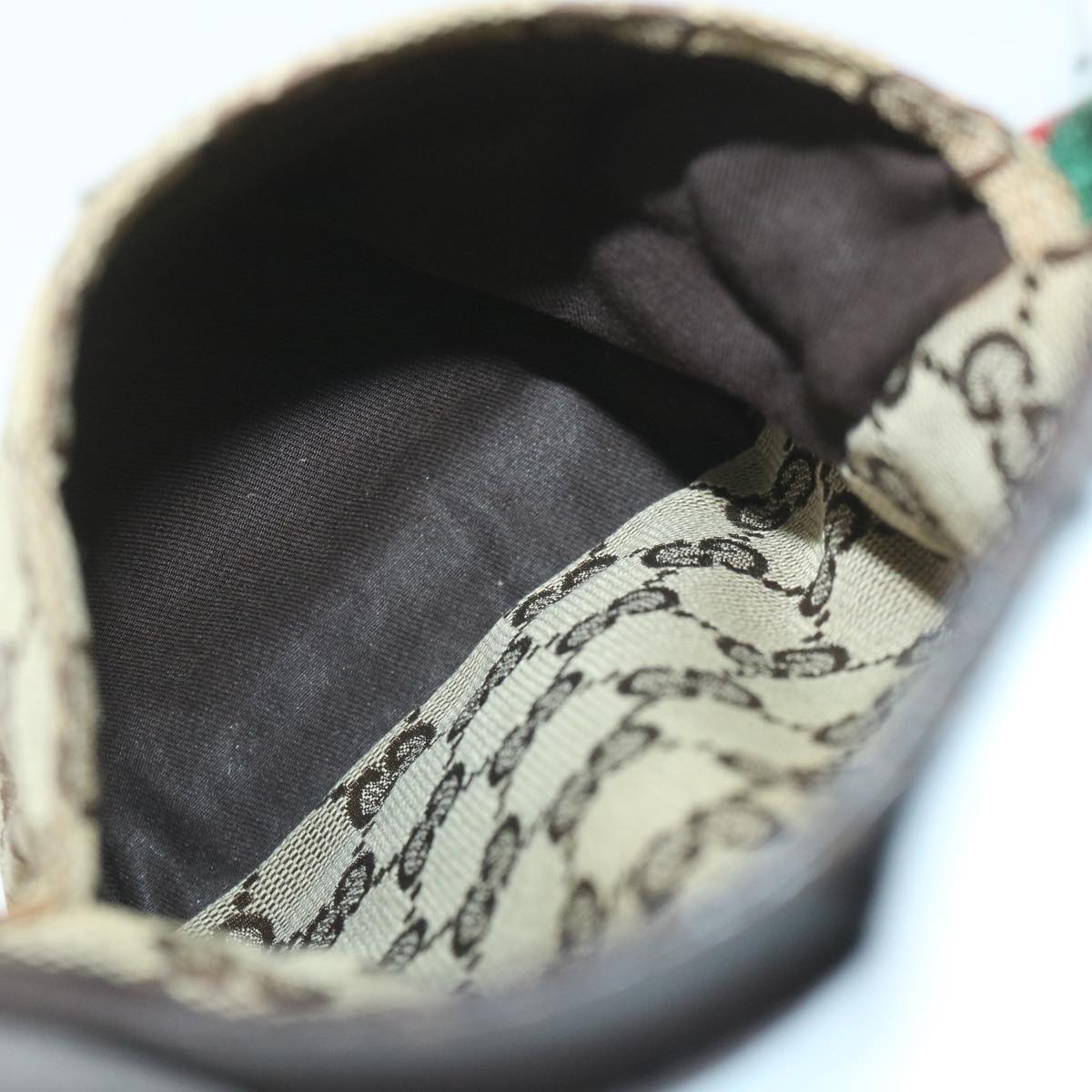 GUCCI GG Canvas Web Sherry Line Waist bag Beige Red Green 28566 hk890