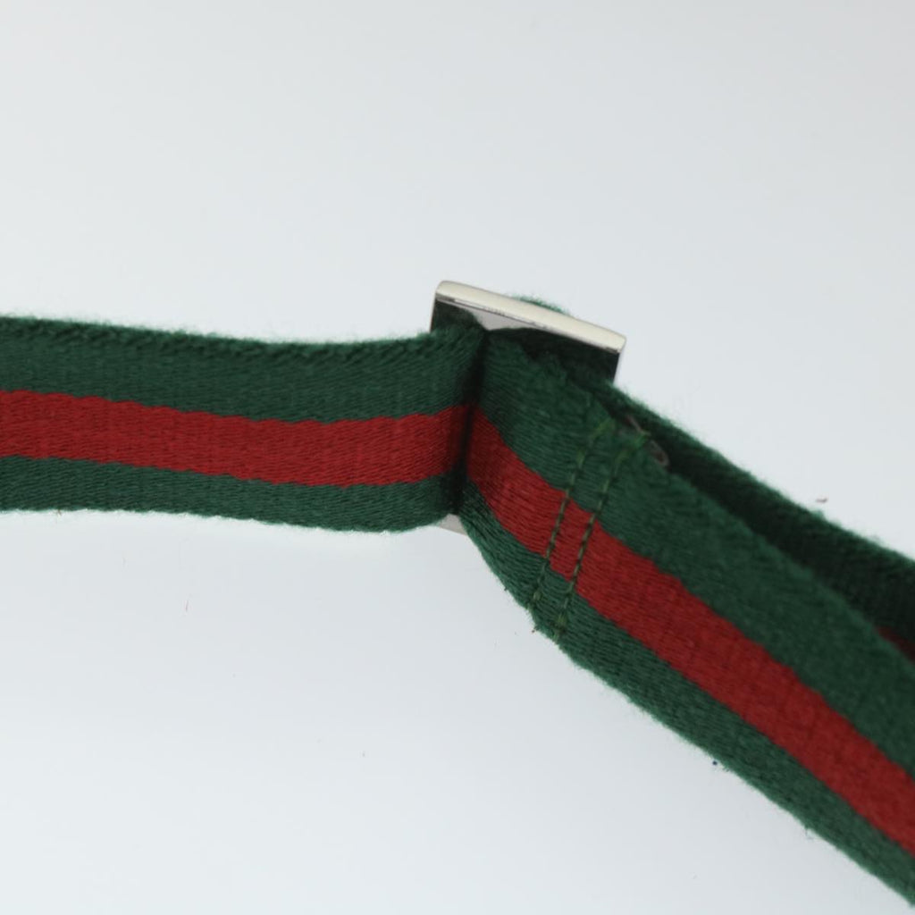 GUCCI GG Canvas Web Sherry Line Waist bag Beige Red Green 28566 hk890