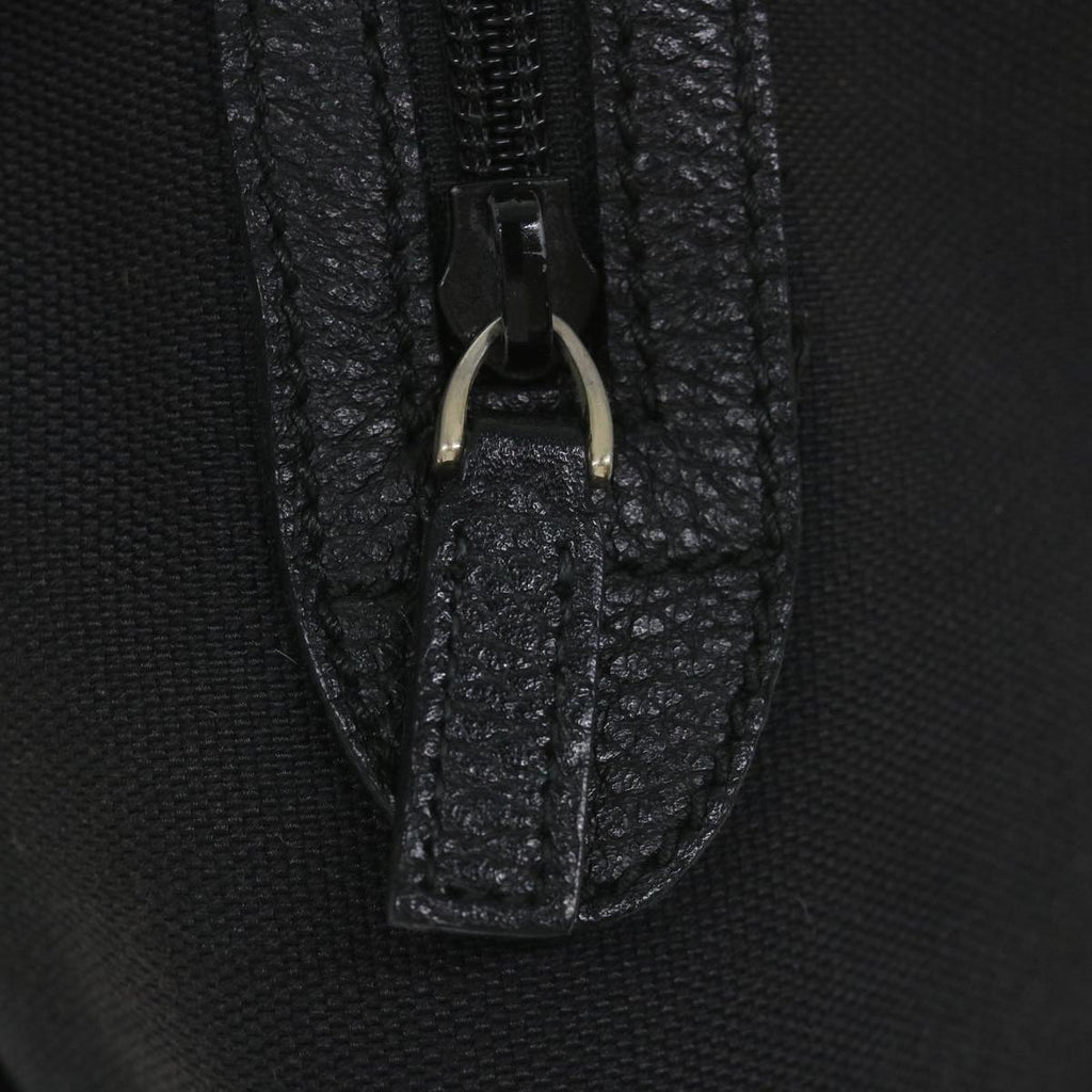 GUCCI Mini Boston Bag Canvas Black 257288 hk894