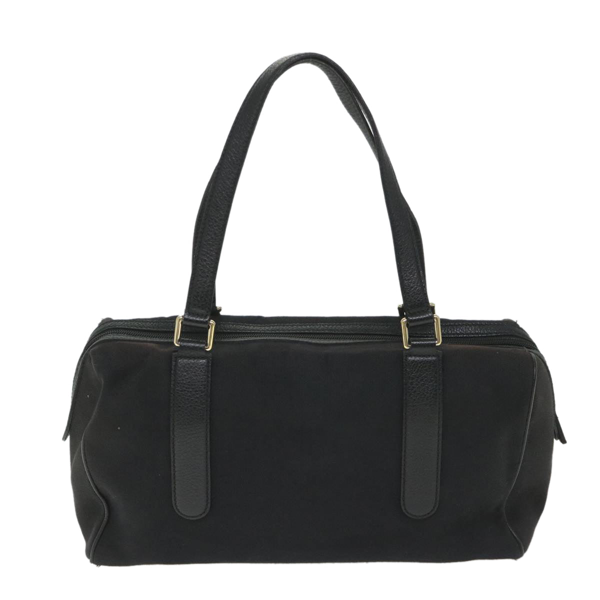 GUCCI Mini Boston Bag Canvas Black 257288 hk894