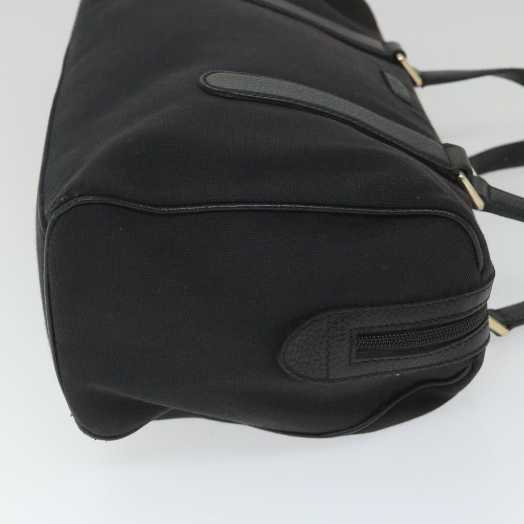GUCCI Mini Boston Bag Canvas Black 257288 hk894