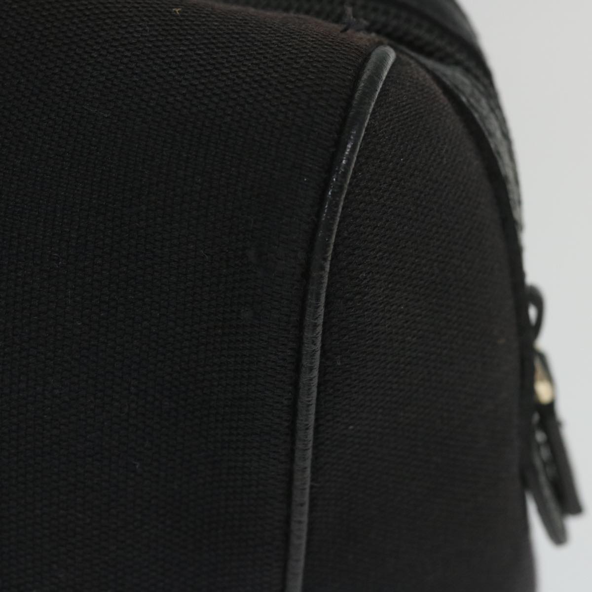 GUCCI Mini Boston Bag Canvas Black 257288 hk894