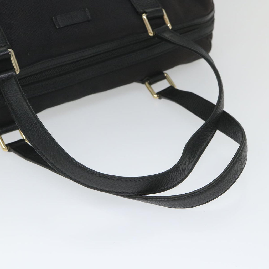 GUCCI Mini Boston Bag Canvas Black 257288 hk894
