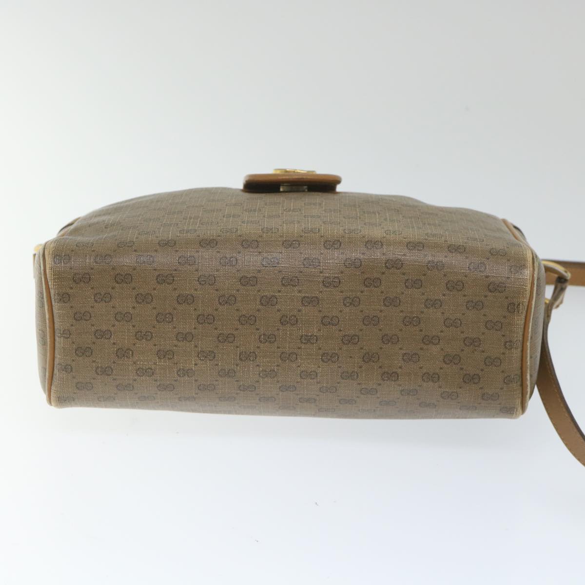 GUCCI Micro GG Supreme Web Sherry Line Shoulder Bag Beige 001 56 0944 hk913