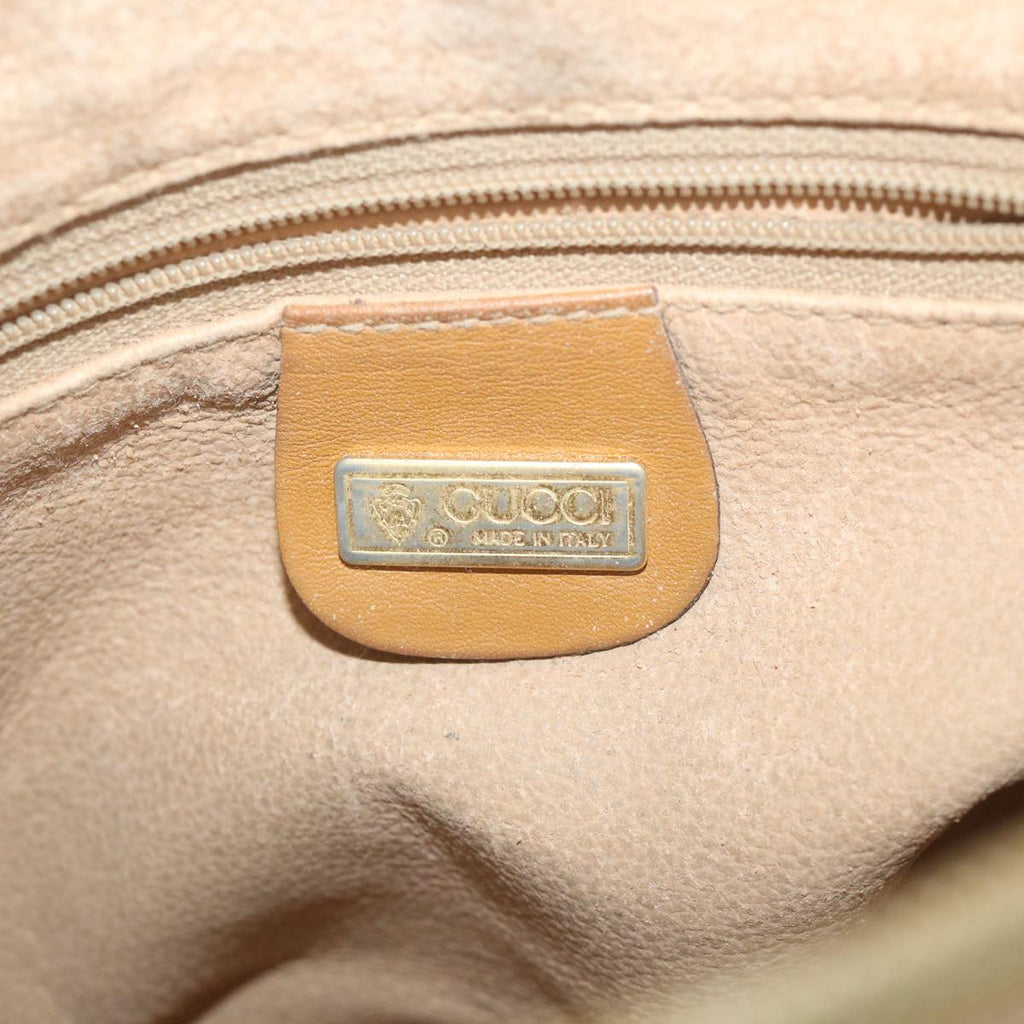 GUCCI Micro GG Supreme Web Sherry Line Shoulder Bag Beige 001 56 0944 hk913