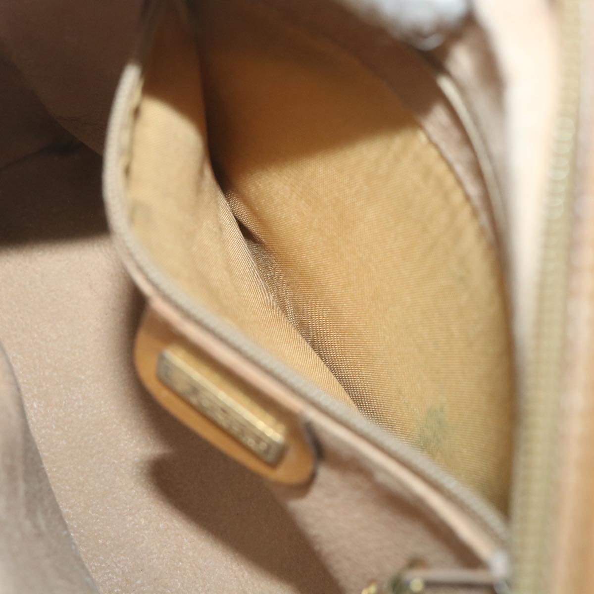 GUCCI Micro GG Supreme Web Sherry Line Shoulder Bag Beige 001 56 0944 hk913