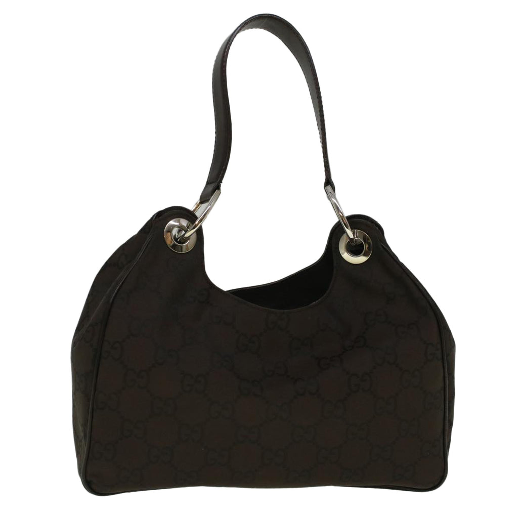 GUCCI GG Canvas Shoulder Bag Brown 257265 hk914