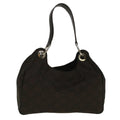 GUCCI GG Canvas Shoulder Bag Brown 257265 hk914