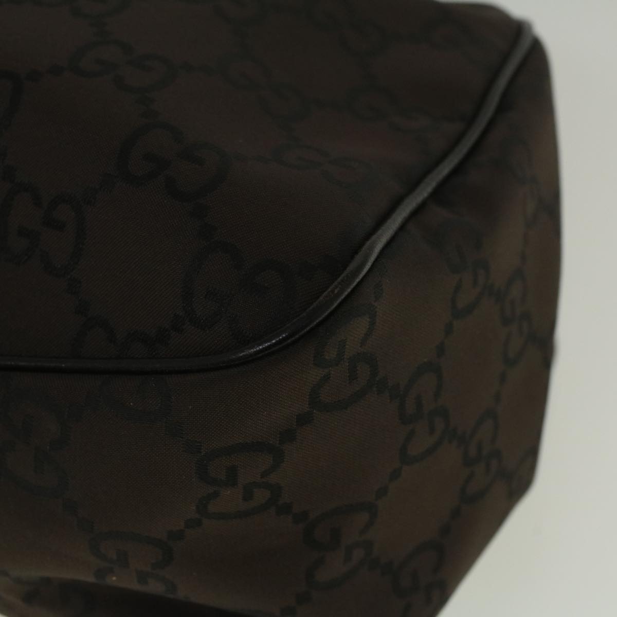 GUCCI GG Canvas Shoulder Bag Brown 257265 hk914