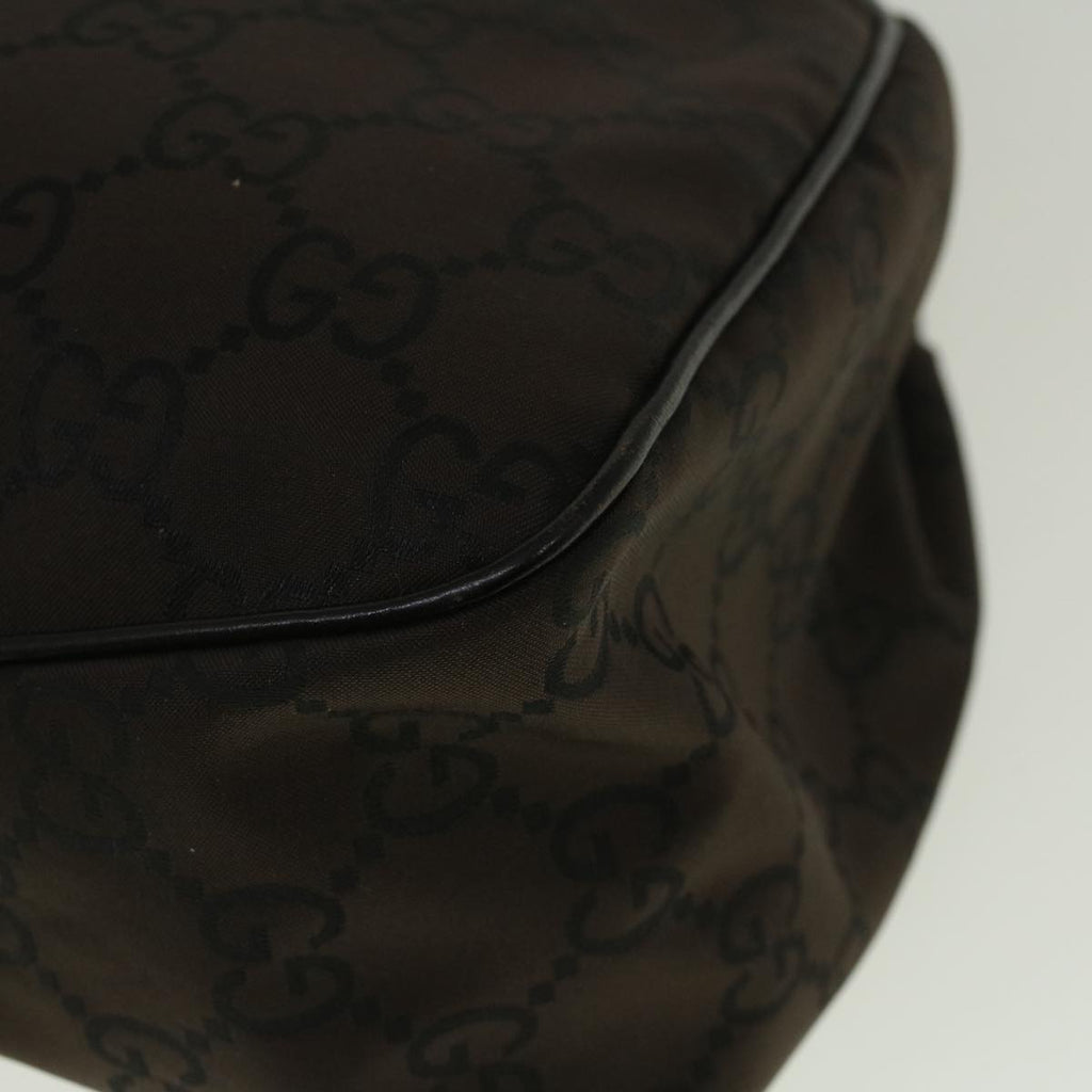 GUCCI GG Canvas Shoulder Bag Brown 257265 hk914