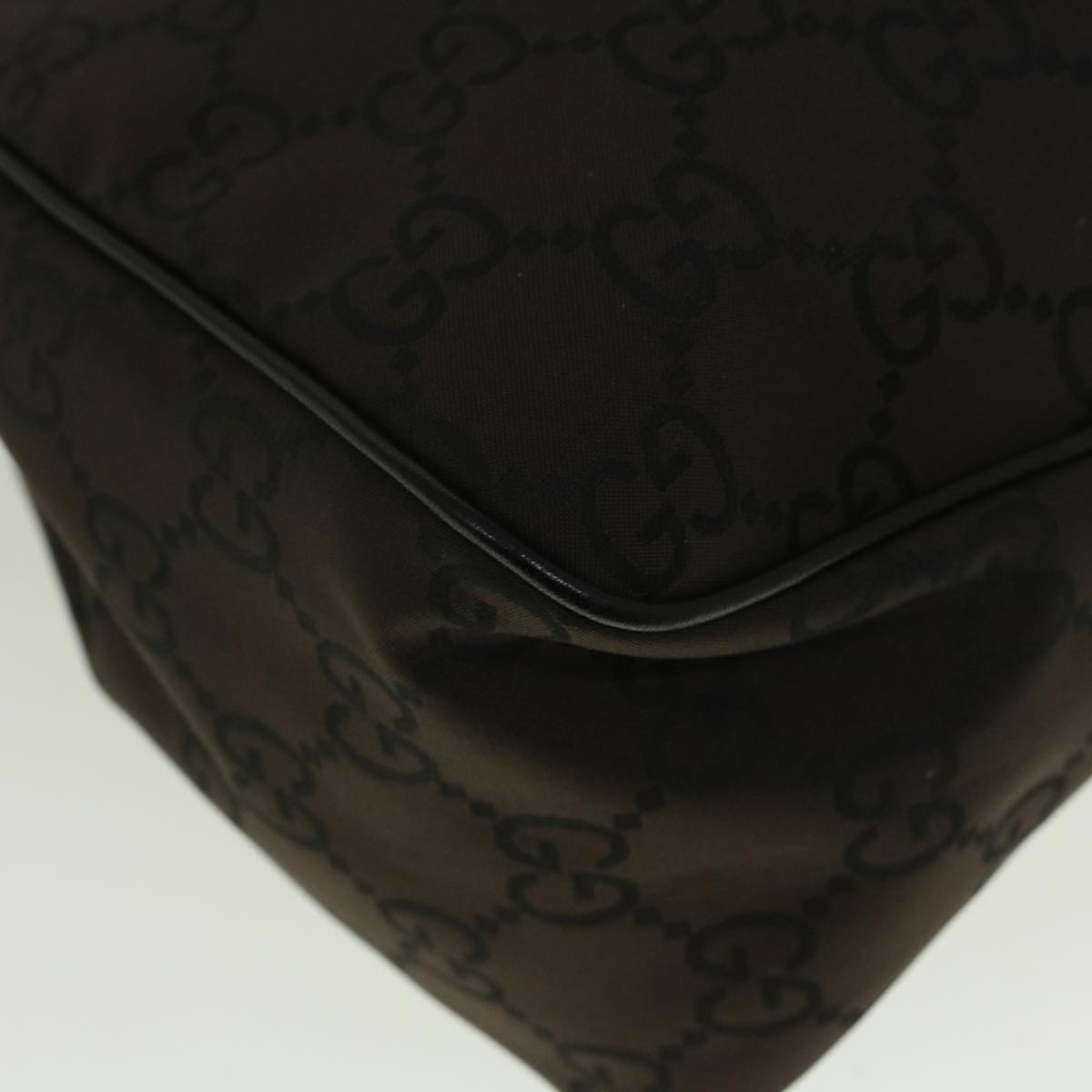 GUCCI GG Canvas Shoulder Bag Brown 257265 hk914
