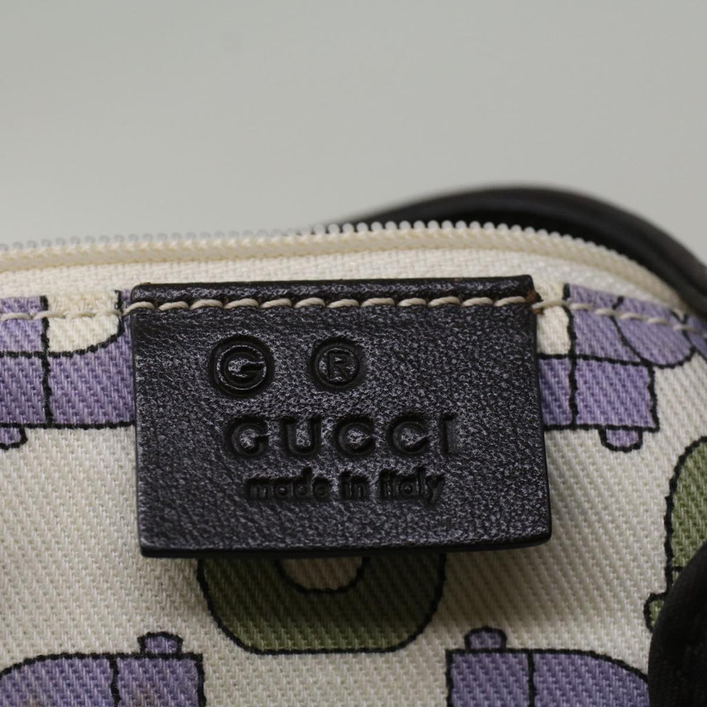 GUCCI GG Canvas Shoulder Bag Brown 257265 hk914