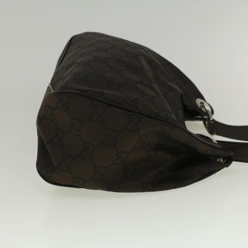 GUCCI GG Canvas Shoulder Bag Brown 257265 hk914