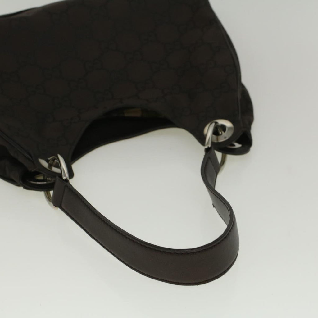 GUCCI GG Canvas Shoulder Bag Brown 257265 hk914