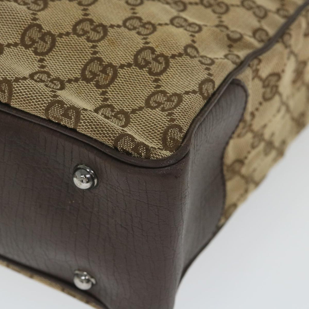 GUCCI GG Canvas Bamboo Tote Bag Beige 112530 hk915