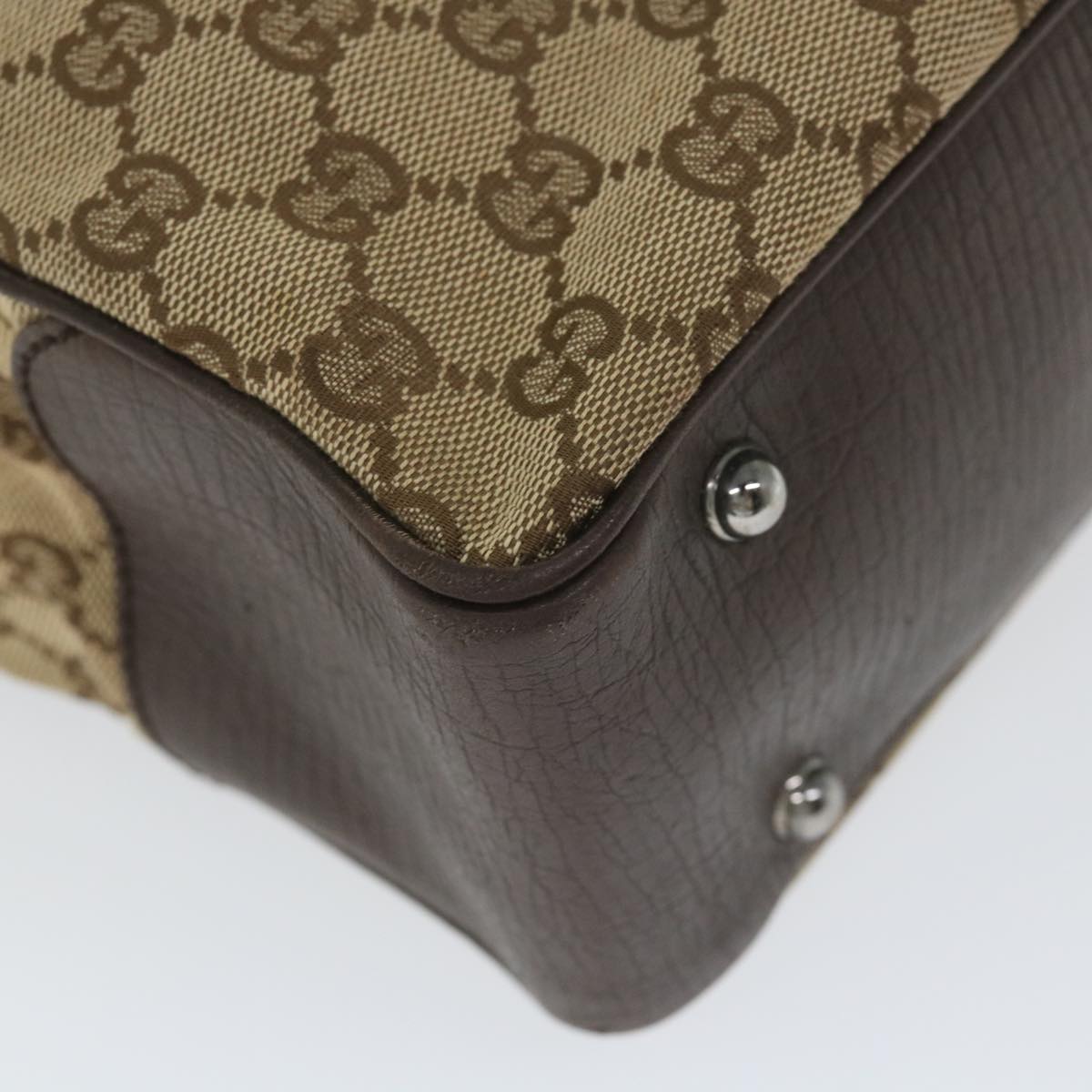 GUCCI GG Canvas Bamboo Tote Bag Beige 112530 hk915