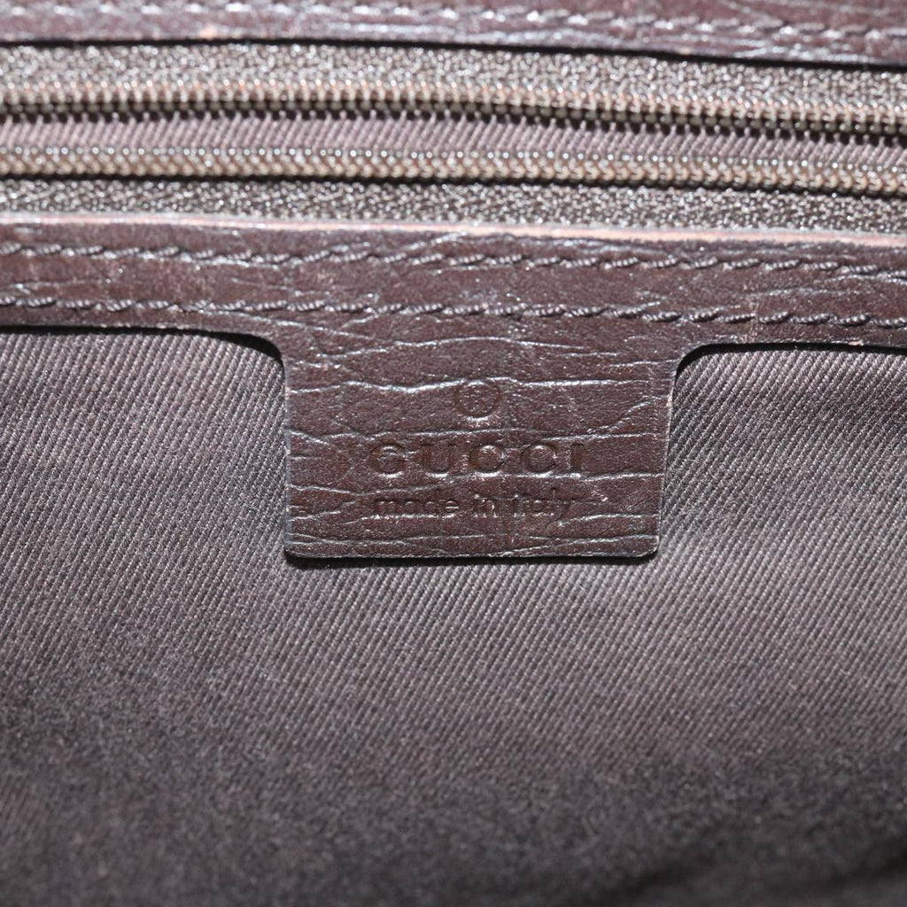 GUCCI GG Canvas Bamboo Tote Bag Beige 112530 hk915