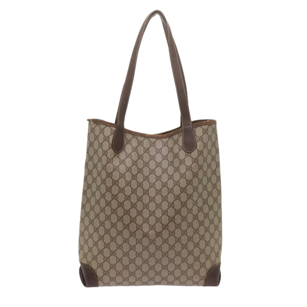 GUCCI GG Supreme Web Sherry Line Tote Bag Beige Red 002 123 0131 hk935