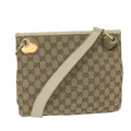 GUCCI GG Canvas Shoulder Bag Beige 120841 hk939