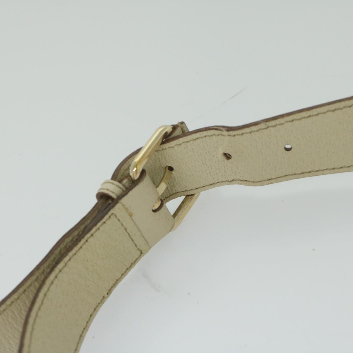 GUCCI GG Canvas Shoulder Bag Beige 120841 hk939