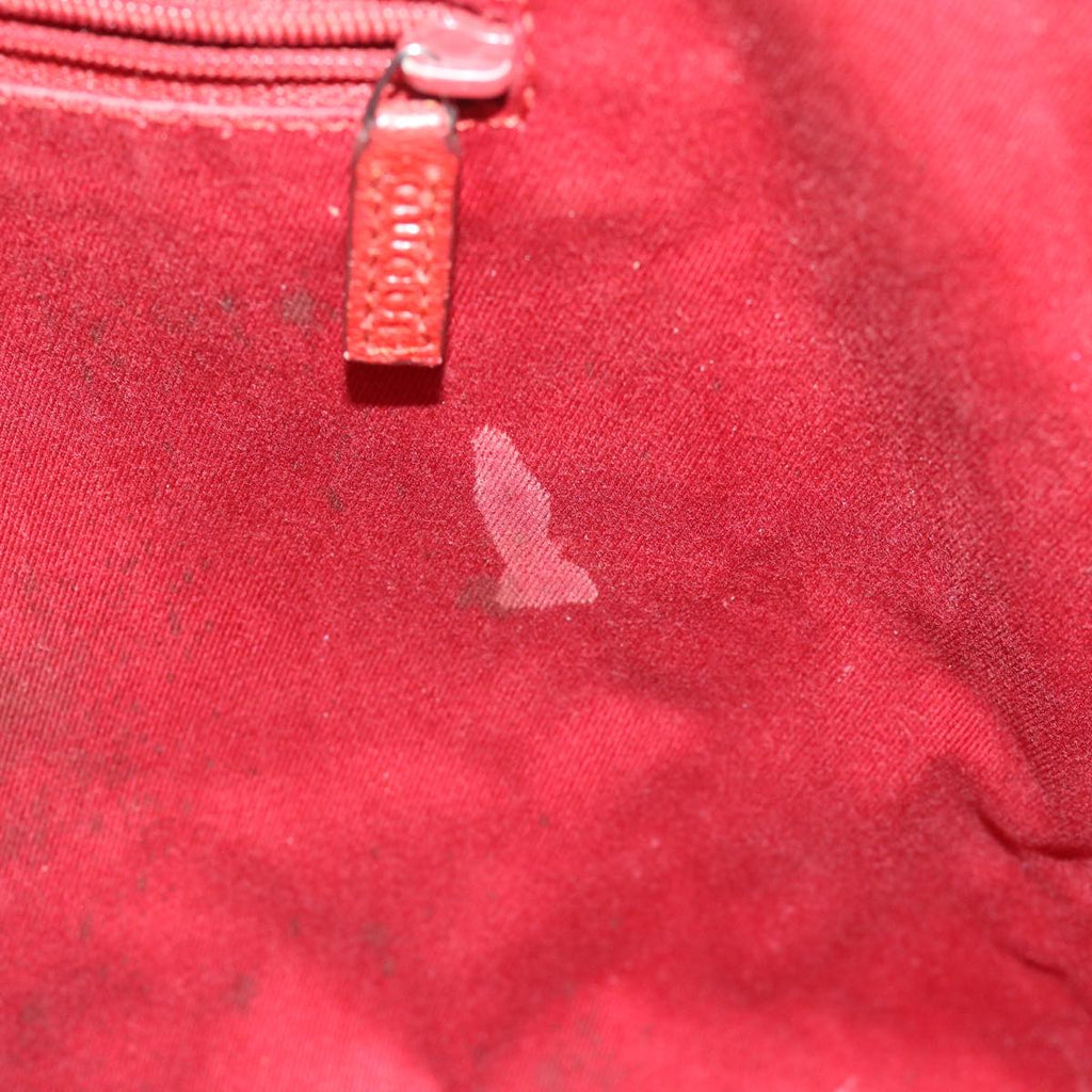 GUCCI GG Canvas Tote Bag Red 113017 hk950