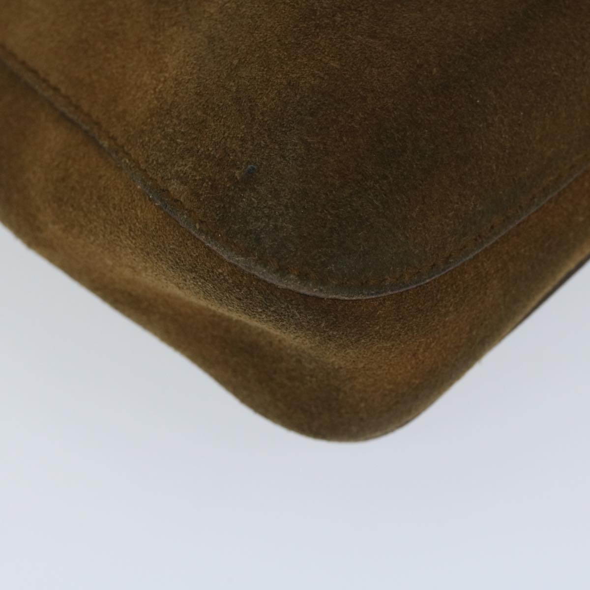 GUCCI Shoulder Bag Suede Brown 101975 hk955