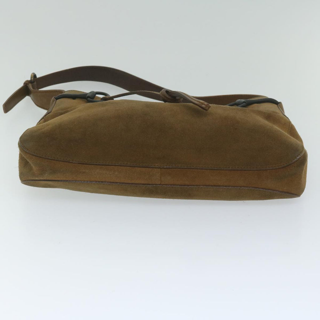 GUCCI Shoulder Bag Suede Brown 101975 hk955