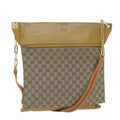 GUCCI GG Canvas Sherry Line Shoulder Bag Beige Red Brown hk957