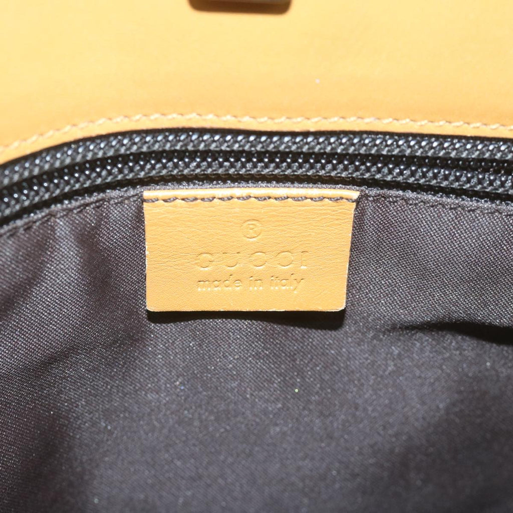 GUCCI GG Canvas Sherry Line Shoulder Bag Beige Red Brown hk957