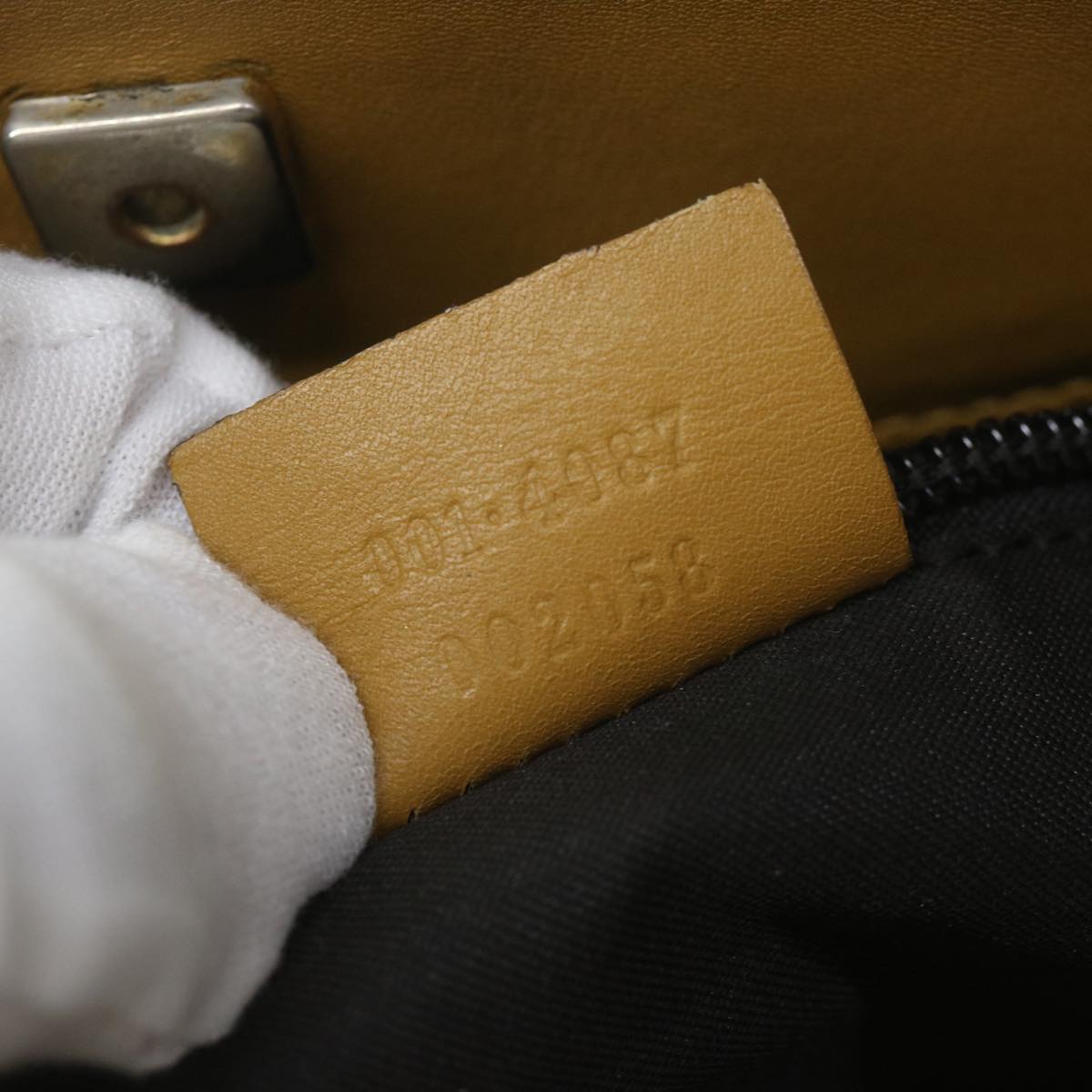 GUCCI GG Canvas Sherry Line Shoulder Bag Beige Red Brown hk957